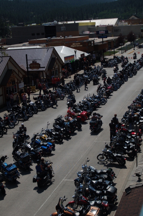 bikers in Hill City